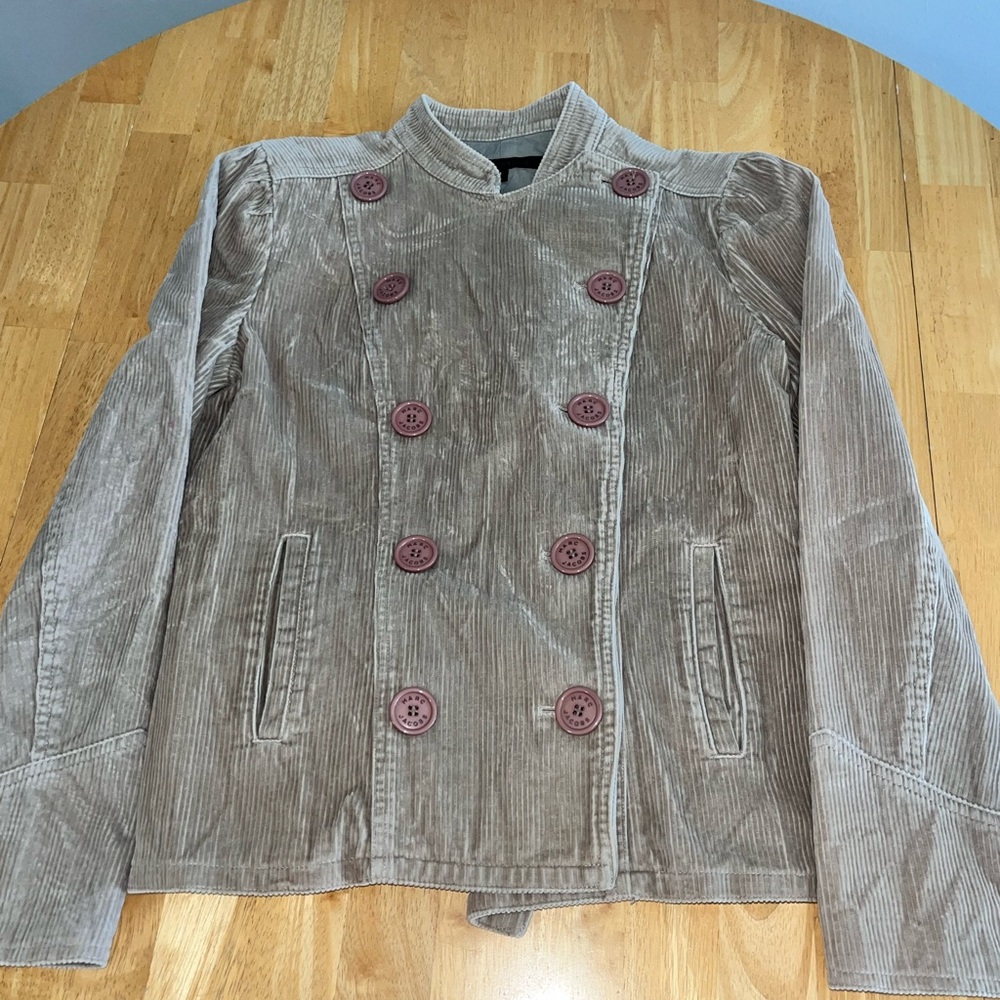 Marc Jacobs Corduroy Military Style Jacket